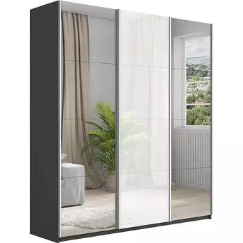 Шкаф Прайм 3 зеркало стекло | 180 см