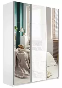 Шкаф Прайм 3 зеркало стекло | 210 см
