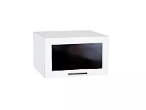 Шкаф верхний горизонтальный остекленный глубокий Глетчер