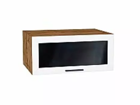 Шкаф верхний горизонтальный остекленный глубокий Глетчер