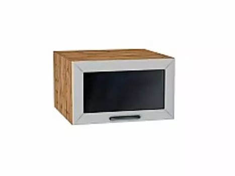 Шкаф верхний горизонтальный остекленный глубокий Глетчер