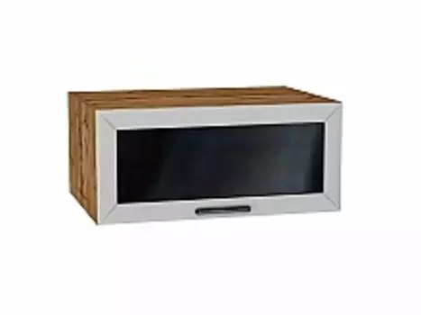 Шкаф верхний горизонтальный остекленный глубокий Глетчер