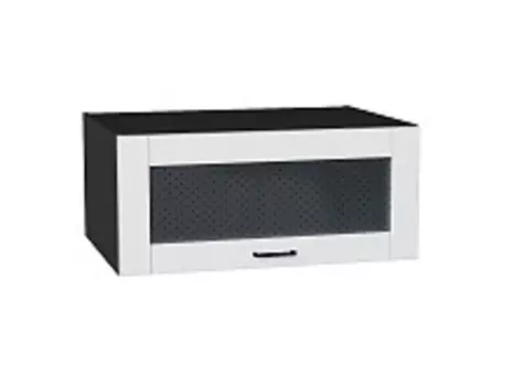 Шкаф верхний горизонтальный остекленный глубокий Лофт