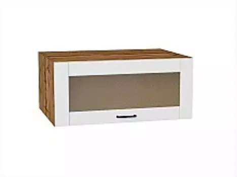 Шкаф верхний горизонтальный остекленный глубокий Лофт