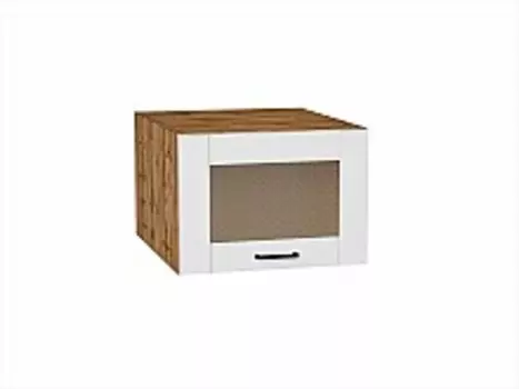 Шкаф верхний горизонтальный остекленный глубокий Лофт