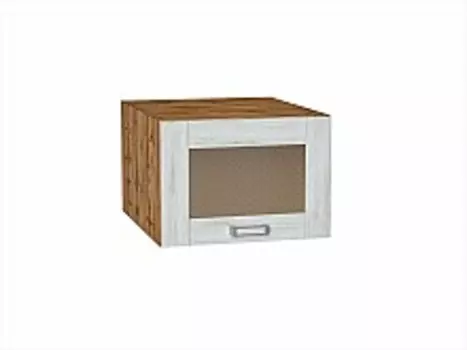 Шкаф верхний горизонтальный остекленный глубокий Лофт