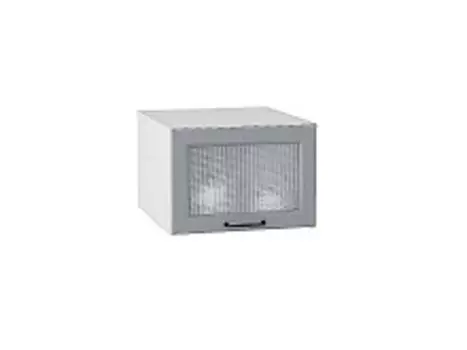 Шкаф верхний горизонтальный остекленный глубокий Ницца