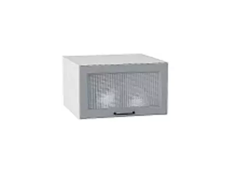 Шкаф верхний горизонтальный остекленный глубокий Ницца