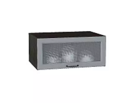 Шкаф верхний горизонтальный остекленный глубокий Ницца