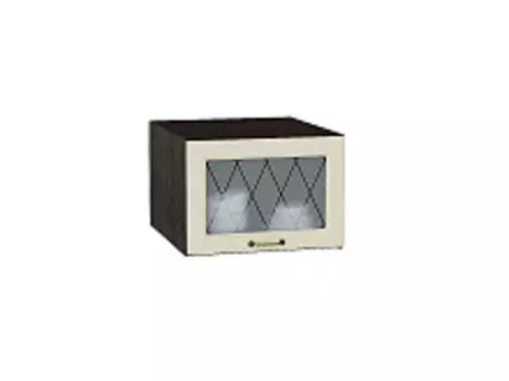 Шкаф верхний горизонтальный остекленный глубокий Ницца