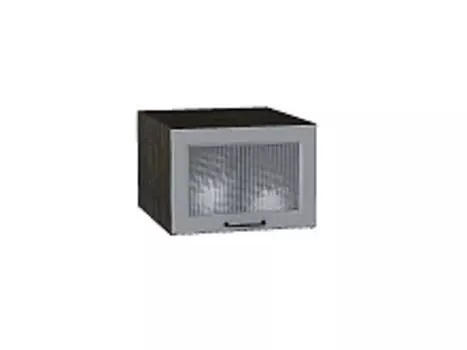 Шкаф верхний горизонтальный остекленный глубокий Ницца