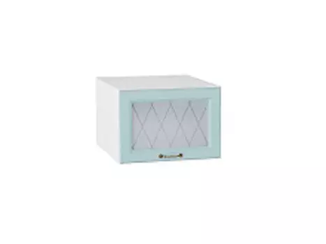 Шкаф верхний горизонтальный остекленный глубокий Ницца