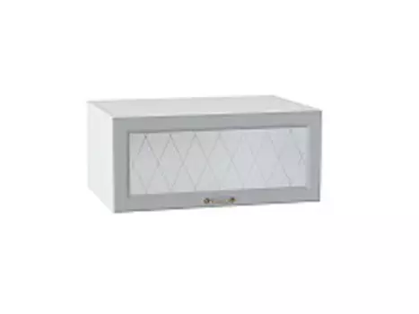 Шкаф верхний горизонтальный остекленный глубокий Ницца