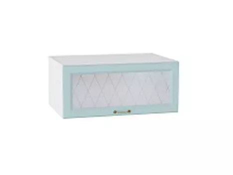 Шкаф верхний горизонтальный остекленный глубокий Ницца