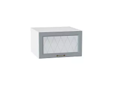 Шкаф верхний горизонтальный остекленный глубокий Ницца