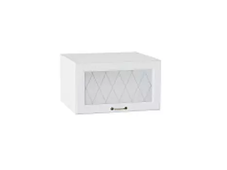 Шкаф верхний горизонтальный остекленный глубокий Ницца