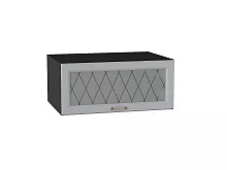 Шкаф верхний горизонтальный остекленный глубокий Ницца