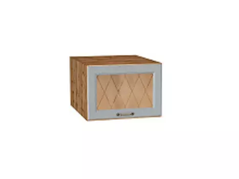 Шкаф верхний горизонтальный остекленный глубокий Ницца