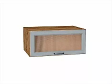 Шкаф верхний горизонтальный остекленный глубокий Ницца