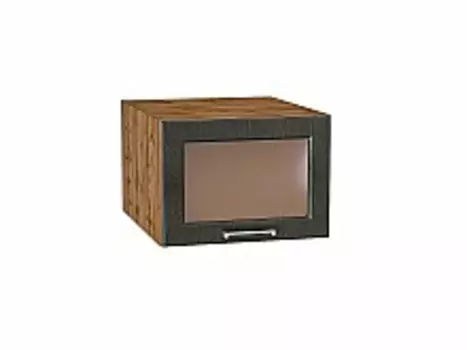 Шкаф верхний горизонтальный остекленный глубокий Прага