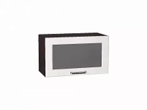 Шкаф верхний горизонтальный остекленный Прага