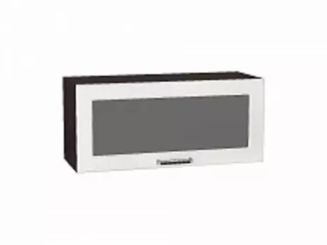 Шкаф верхний горизонтальный остекленный Прага