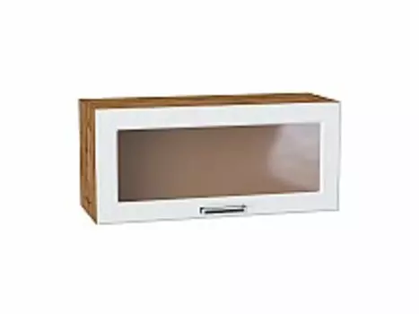 Шкаф верхний горизонтальный остекленный Прага