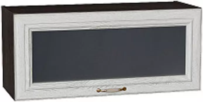 Шкаф верхний горизонтальный остекленный Шале