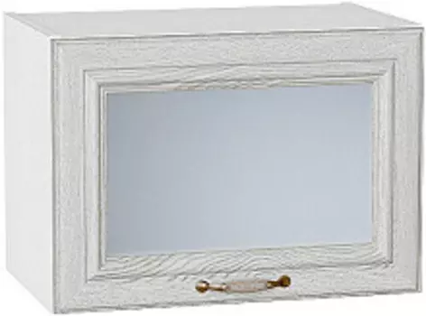 Шкаф верхний горизонтальный остекленный Шале