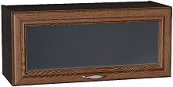 Шкаф верхний горизонтальный остекленный Шале