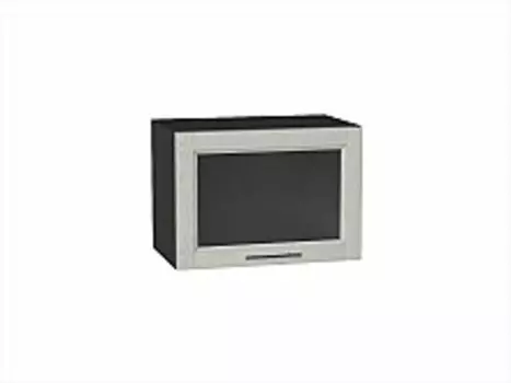 Шкаф верхний горизонтальный остекленный Сканди