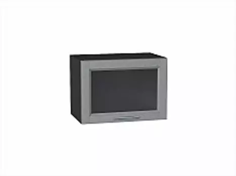 Шкаф верхний горизонтальный остекленный Сканди