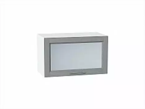 Шкаф верхний горизонтальный остекленный Сканди