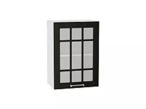 Шкаф верхний с 1-ой остекленной дверцей Прага В 500