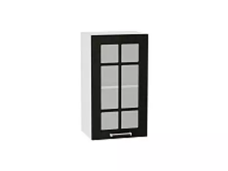 Шкаф верхний с 1-ой остекленной дверцей Прага В 400