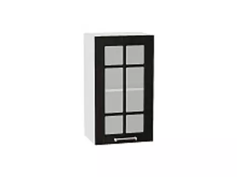 Шкаф верхний с 1-ой остекленной дверцей Прага В 409