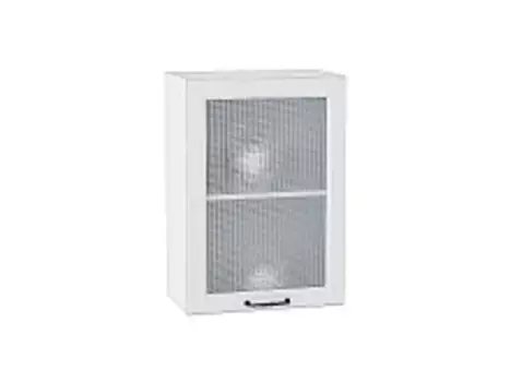 Шкаф верхний с 1-ой остекленной дверцей Ницца