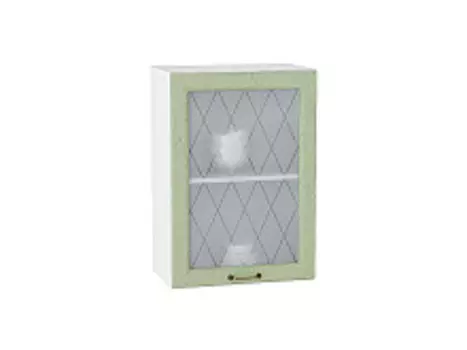 Шкаф верхний с 1-ой остекленной дверцей Ницца