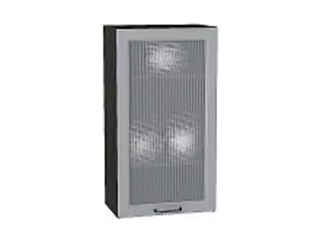 Шкаф верхний с 1-ой остекленной дверцей Ницца