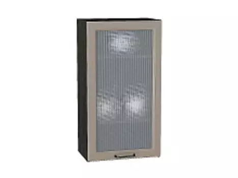 Шкаф верхний с 1-ой остекленной дверцей Ницца