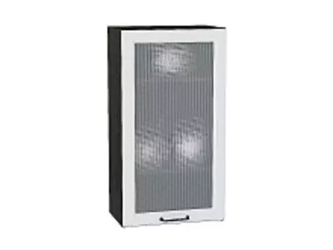 Шкаф верхний с 1-ой остекленной дверцей Ницца