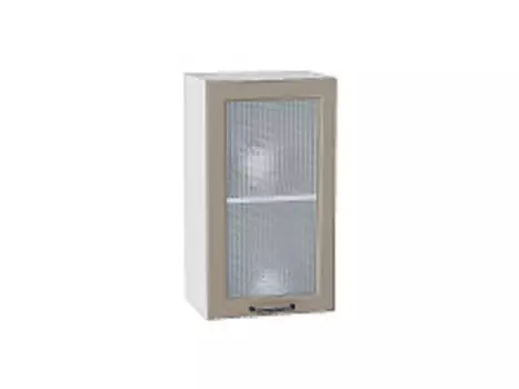 Шкаф верхний с 1-ой остекленной дверцей Ницца