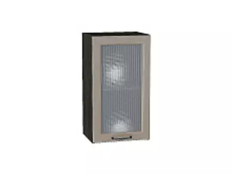 Шкаф верхний с 1-ой остекленной дверцей Ницца