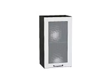 Шкаф верхний с 1-ой остекленной дверцей Ницца