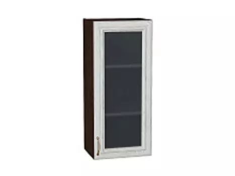 Шкаф верхний с 1-ой остекленной дверцей Шале