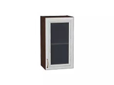Шкаф верхний с 1-ой остекленной дверцей Шале