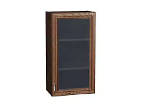 Шкаф верхний с 1-ой остекленной дверцей Шале