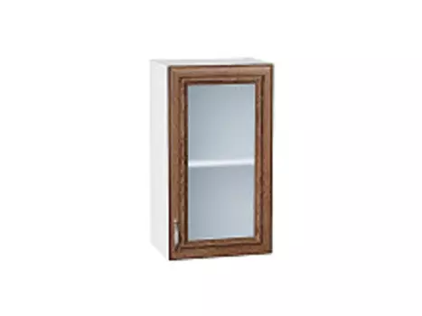 Шкаф верхний с 1-ой остекленной дверцей Шале