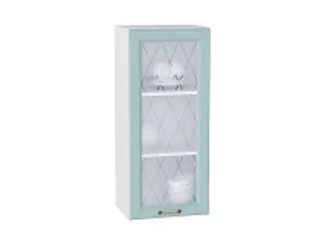 Шкаф верхний с 1-ой остекленной дверцей Ницца