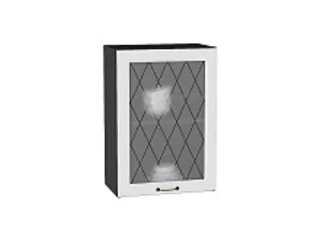 Шкаф верхний с 1-ой остекленной дверцей Ницца